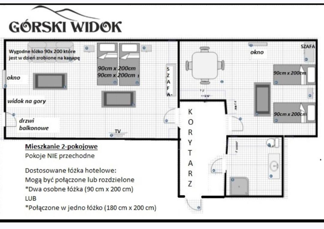 Gorski Widok Karpacz Apartamenty I Pokoje- Salon Kominkowy Eksteriør billede
