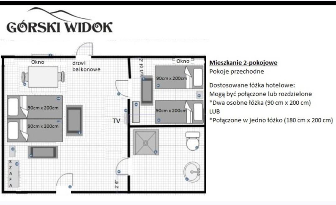 Gorski Widok Karpacz Apartamenty I Pokoje- Salon Kominkowy Eksteriør billede